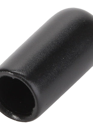 A black, cylindrical rubber cap with one open end and a rounded closed end, identified as the AGCO | CAP - D45750100 by AGCO. Further product description information is currently unavailable.
