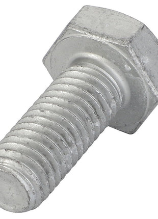 Close-up image of the AGCO | Hexagonal Bolt - Acw1044800 with visible threading, shown from an angle that highlights both the hexagonal head and the threaded shaft. No Current Product Description Information Is Available.