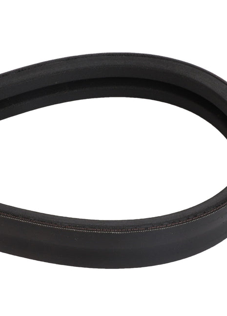 A close-up of the AGCO | Belt - Acw2801190, a black V-shaped rubber belt with a smooth outer surface, commonly used in machinery or automotive engines for power transmission. No further information available.