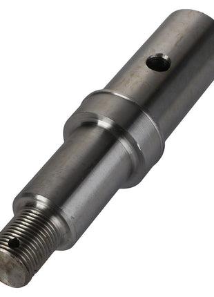 The AGCO | Body - Acp0143020, produced by AGCO, is a metal cylindrical shaft featuring a threaded end and a small hole near its middle. Unfortunately, no current product description is available.