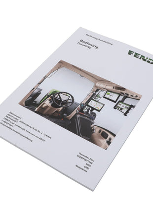 A user manual titled "AGCO | Operator's Manual - S220Pp001T06E" by AGCO, featuring an image of the vehicle's interior dashboard and control systems on the cover. No current product description is available.