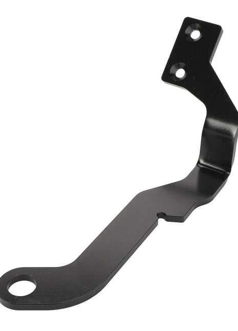 The AGCO | Cowl - Acw0405900 is a black, L-shaped metal bracket with multiple mounting holes from the brand AGCO. No additional product description information is available at this time.