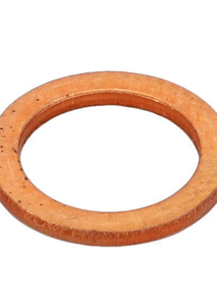 A close-up image of a single AGCO circular metal washer, labeled as "DISC - AKNW5-17W4," featuring a hollow center, depicted on a plain white background.