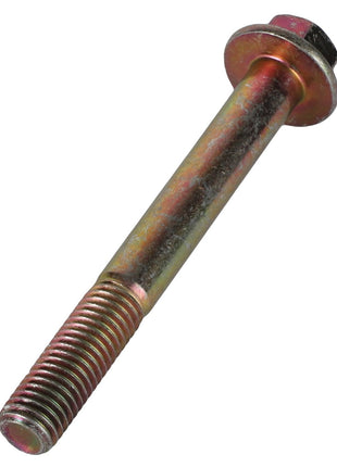 A detailed close-up of the AGCO Hexagon Flange Bolt (3009231X1), featuring a metallic finish, washer head, and a partially threaded shaft.