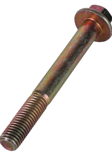 A detailed close-up of the AGCO Hexagon Flange Bolt (3009231X1), featuring a metallic finish, washer head, and a partially threaded shaft.