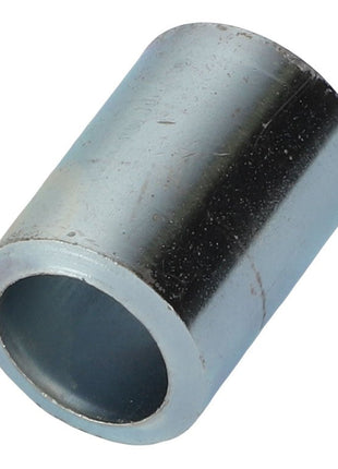 Cylindrical metal sleeve with a hollow center viewed from a slight angle; however, no current product description information is available for the AGCO | SLEEVE - AL1109633 by AGCO.