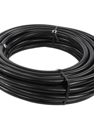 No product description currently available for the AGCO | Flex Hose - Acp0006660, a coiled bundle of black flexible conduit tubing secured with plastic ties.
