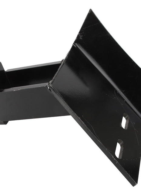 Product Name: AGCO | Bracket, Right Hand - Acp0018860
Brand Name: AGCO

Description: A black metal bracket with a flat base and two mounting holes.