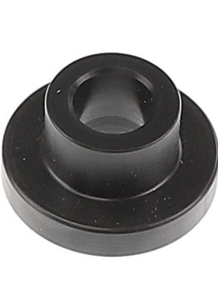 The AGCO | Guide - Acw0802730, a black cylindrical rubber grommet with a flared base from the brand AGCO, is ideally used for sealing and protecting wires or cables passing through holes.
