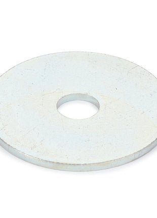 A flat, circular metal washer with a central hole, identified as AGCO | WASHER - D20400410 by the brand AGCO, is set against a plain white background.