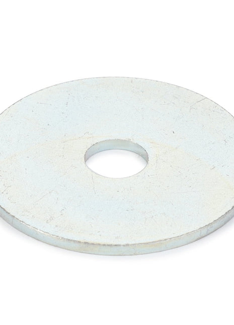 A flat, circular metal washer with a central hole, identified as AGCO | WASHER - D20400410 by the brand AGCO, is set against a plain white background.
