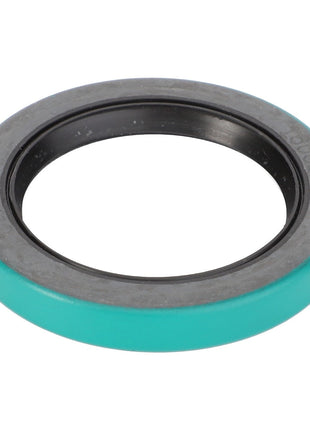 The AGCO | Lip Seal - 8044778 is a green and black circular metal washer with an inner hole, typically used as a seal in mechanical applications. No current product description is available for this item.