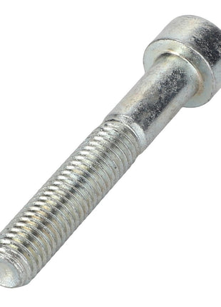 A close-up image of an AGCO SOCKET HEAD BOLT (0902-10-31-00) featuring a partially threaded shank and a cylindrical head. No current product description information is available.