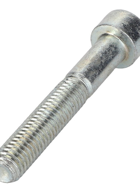 A close-up image of an AGCO SOCKET HEAD BOLT (0902-10-31-00) featuring a partially threaded shank and a cylindrical head. No current product description information is available.