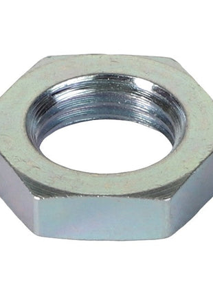 The AGCO | HEX NUT - AG727295, a six-sided metal hex nut threaded on the inside, is used for fastening purposes. No additional product description information is currently available.