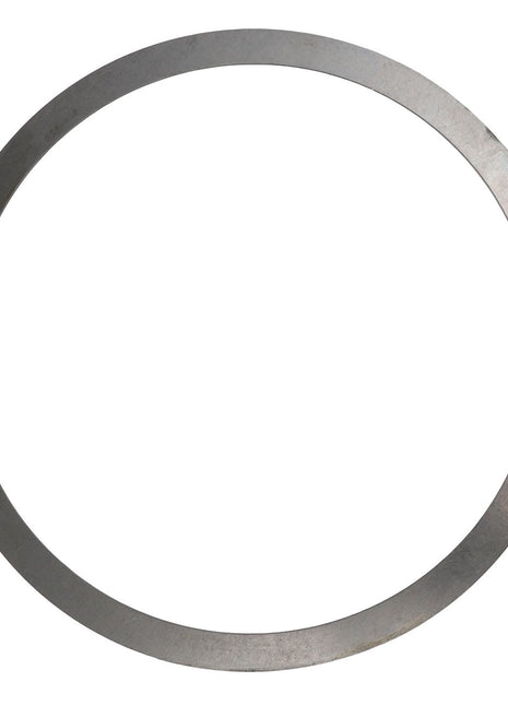 A metallic circular washer with a smooth surface against a white background: AGCO | SHIM - F835300020580 by AGCO. No current product description information is available.