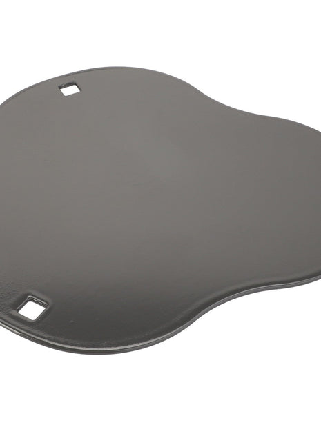 The AGCO Cover - Acw2340510 by AGCO features a distinct wavy, irregular shape and includes four rectangular holes near the edges, offering both a unique design touch and functionality.