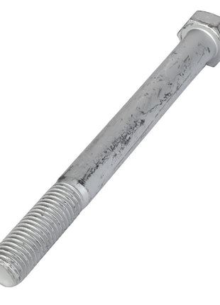 The AGCO HEXAGONAL HEAD BOLT (Model AG522886) is a metallic hex bolt featuring a partially threaded shank and a hexagonal head.