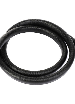 The AGCO | MOULDING - AL5022053 by AGCO is a coiled black cable sleeve designed to organize and protect wires, offering a neat solution for tangled cables.