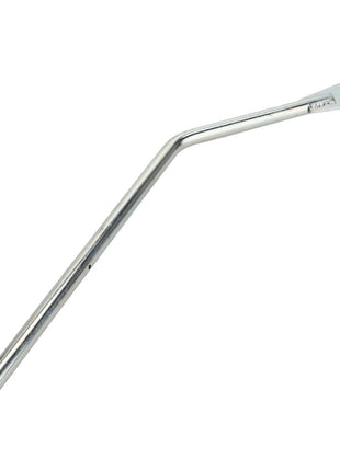 The AGCO | Lever - Acw0244280 is a product by AGCO that consists of a metallic rod with one end angled and the other end straight, featuring three circular holes near the angled tip. Note that no current product description information is available.