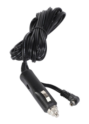 Introducing the AGCO Cable, Power Supply - AG427253: a black car charger featuring a long cable and a DC power plug. Further product description details are currently unavailable.