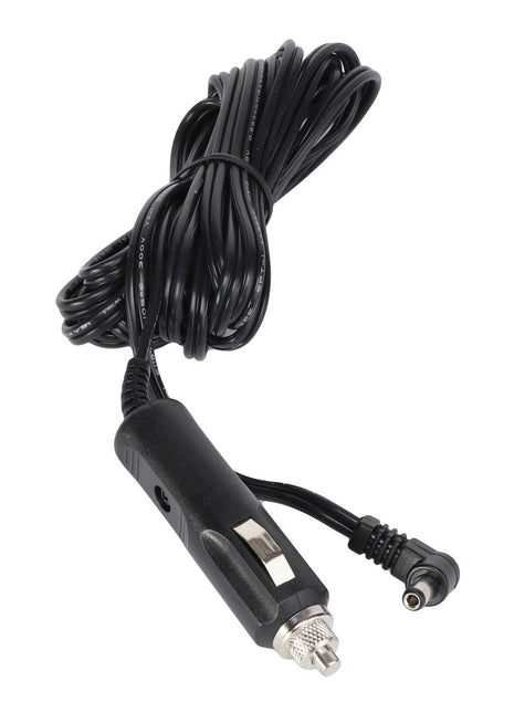 Introducing the AGCO Cable, Power Supply - AG427253: a black car charger featuring a long cable and a DC power plug. Further product description details are currently unavailable.