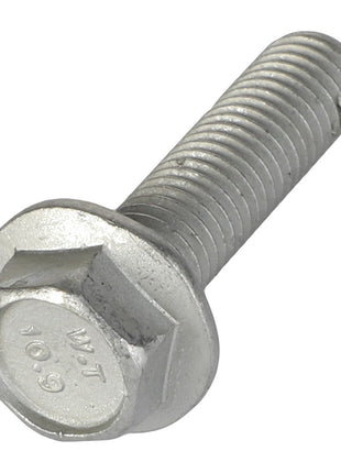 A silver hexagon flange bolt, branded as AGCO and identified by the part number 3009209X1, featuring a partially threaded shaft and the marking "W.T 10.9" on the head. No current product description available.