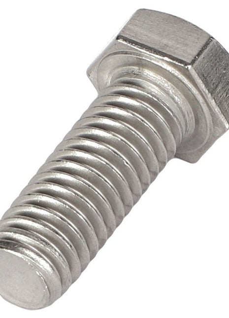 A close-up image of the AGCO Hexagonal Head Bolt - AG562048, featuring clearly visible threads and a hexagonal head. Currently, no additional product description information is available for this item. 
