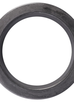 An AGCO Sealing Ring, Joint Housing - F835300020850 features a metallic, circular design with a dark, polished surface placed on a white background that exudes reliability akin to genuine seals.