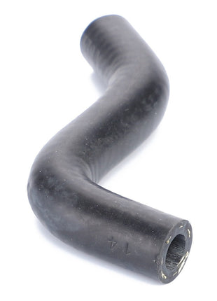 Currently, there is no detailed product description available; however, the AGCO Water Hose Acw0130250 is a black curved rubber hose with a smooth texture and two open ends.