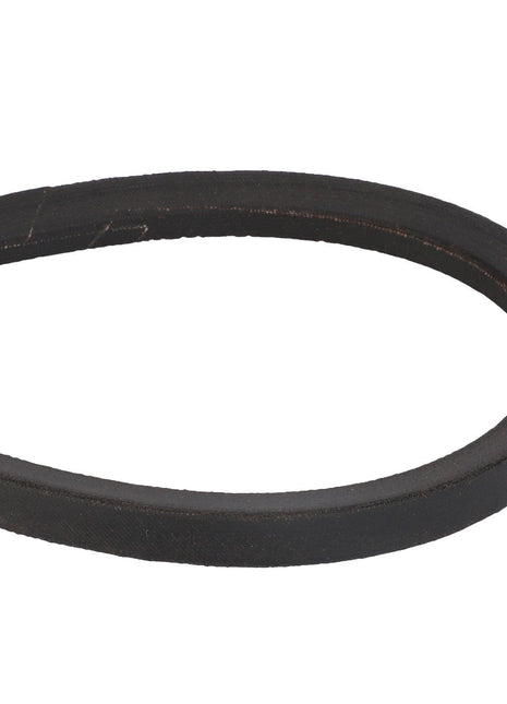 Close-up of the AGCO V BELT - D26732992, a black rubber belt seamlessly forming a loop.