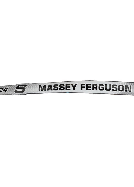 A curved silver emblem featuring the text "Massey Ferguson" and "7724" in black, accompanied by a stylized "S" logo. This item is listed under the product name AGCO | Decal - Acw3587370 from the brand AGCO. No current product description information available.