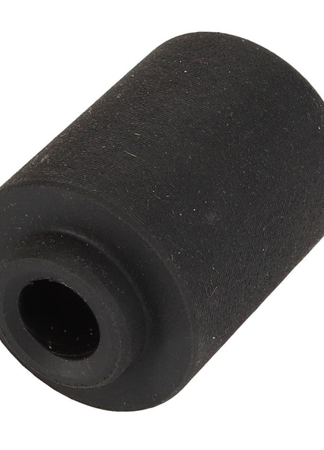 The AGCO | Bush - Acp0336280, a cylindrical black rubber roller with a central hole, is set against a white background.