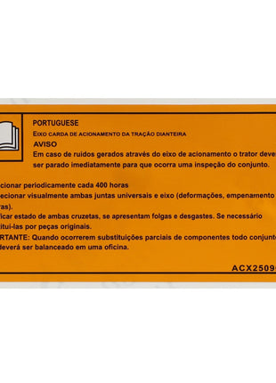 AGCO | Decal - Acx2509060 - Farming Parts