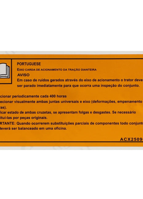 AGCO | Decal - Acx2509060 - Farming Parts