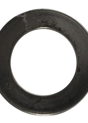 A close-up photo of the AGCO | Washer - 794339, a metal washer from the AGCO brand featuring a central hole and a slightly rough surface with visible smudges and imperfections. No current product description available for this specific item.