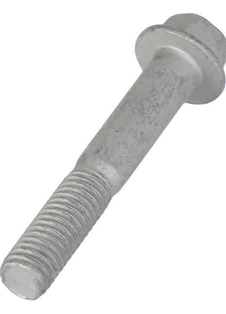 Introducing the AGCO | Hex Flange Head Machine Screw - Acw1040840: a metallic hex bolt designed with threading on one end and a hexagonal head on the other. At present, there are no additional specifications available for this product.