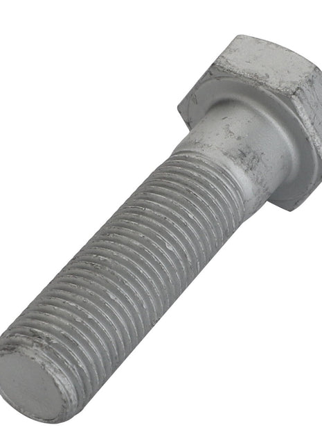 The AGCO Hex Cap Screw - La15540724 is displayed against a plain white background. The metallic screw, which currently lacks a detailed product description, features a threaded shaft and a hexagonal head.