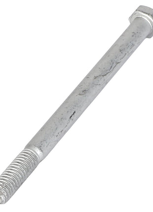 AGCO | BOLT - AG553662: A metallic hex bolt featuring threading on one end and a hexagonal head on the other, displayed against a white background. No current product description information is available.