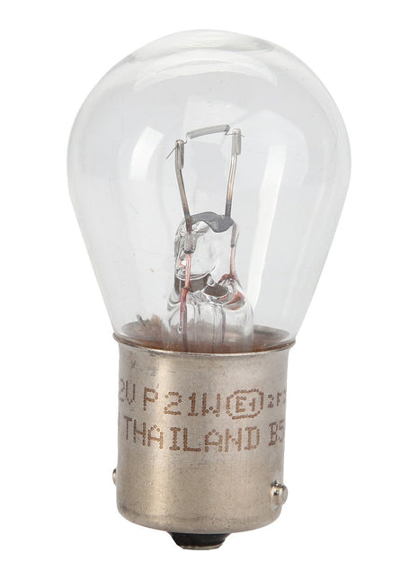 A clear glass light bulb with a metal base is shown, featuring text reading "12V P21W" and "Thailand" imprinted on the base. This AGCO product, named AGCO | BULB - AG334589, currently has no additional description information available.