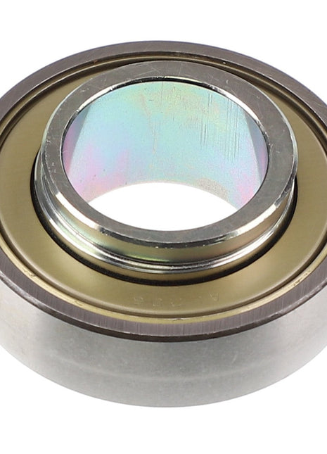 Close-up of a metallic AGCO | COLLAR - CL610448C0 bearing with a cylindrical shape and a shiny silver surface. No current product description information is available.