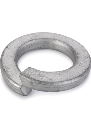 No current product description available for the AGCO | Lock Washer - Va022864, a metallic split lock washer with a helical shape, designed to prevent nuts and bolts from loosening due to vibration.