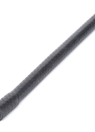 Image of the AGCO Hose for Coolant - Acp0340130, a black rubber hose that is cylindrical, slightly flexible, and manufactured with high-quality materials for various industrial or automotive applications.