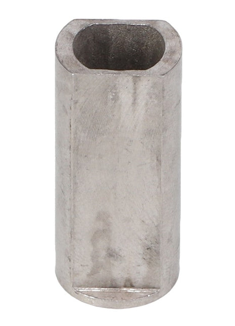 The AGCO ADAPTER FITTING - AG715417 stands upright on a white background, showcasing its cylindrical shape with a hexagonal opening at the top.