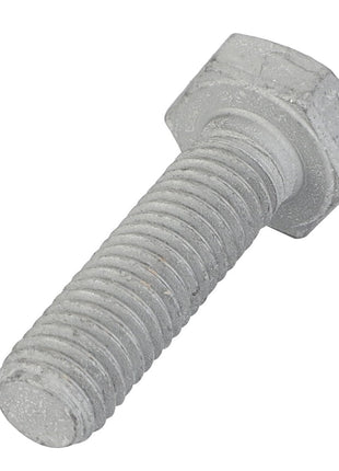 The AGCO Hexagonal Bolt - Acw1044880, featuring a metallic finish and a threaded shaft, is displayed against a white background. No current product description information is available.