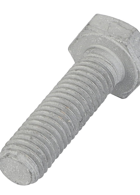 The AGCO Hexagonal Bolt - Acw1044880, featuring a metallic finish and a threaded shaft, is displayed against a white background. No current product description information is available.