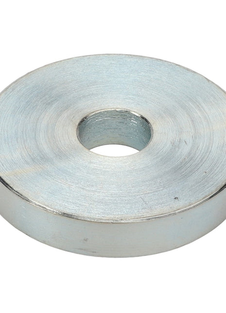The AGCO | WASHER - D25400068 by AGCO is a metallic flat washer featuring a central hole designed for use with bolts or screws. The current product description does not adequately highlight its reliability and precision-engineered design.
