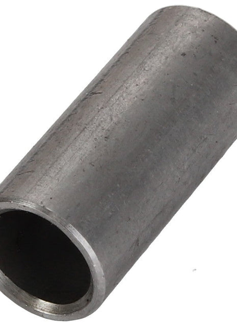 A cylindrical metal pipe with a hollow center and a rough, textured surface, known as the AGCO | SPACER - D28281431 from the AGCO brand.
