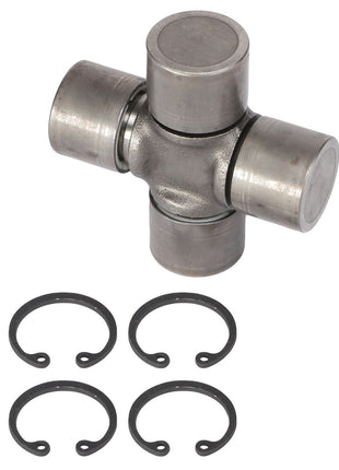 Introducing the AGCO | SPIDER - 0.009.6696.3: a robust universal joint component featuring four arms and four circlips, crafted from durable metal to efficiently connect rotating shafts. For any inquiries prior to placing your order, please reach out to our support team.