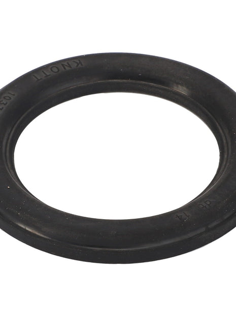 Close-up of a black rubber O-ring featuring the inscriptions "AGCO" and "Mudguard - Acw0905970" on its outer edge.